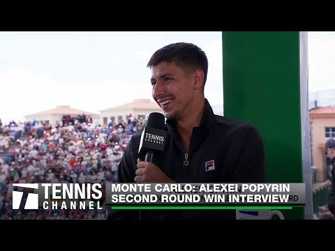 Alexei Popyrin Talks Huge Win Over Rublev | Monte Carlo Second Round