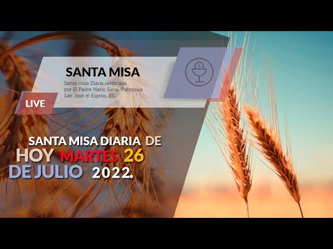 #EnVivo  Santa Misa y Rosario Martes 26  de  Julio