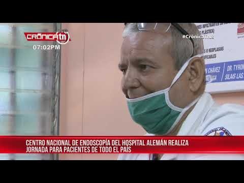 Hospital Alemán desarrolla jornada de endoscopias – Nicaragua