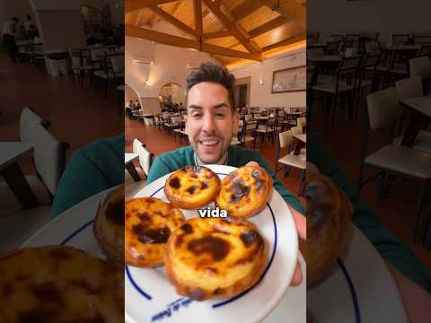 🇵🇹 Este es el auténtico pastel de nata… el original, el que nació aquí mismo 🤤