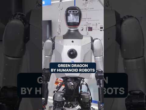 Green dragon by humanoid robots | Robots and technologies in ...