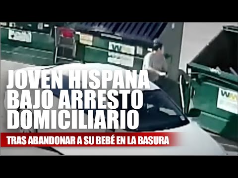 Polémica Decisión: Joven Hispana Bajo Arresto Domiciliario Tras Abandonar a su Bebé en la Basura