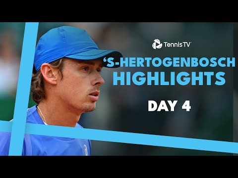 De Minaur Faces Bergs; Paul, Korda & More Feature | 'S-Hertogenbosch 2024 Day 4 Highlights