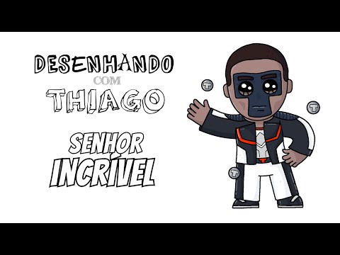 SENHOR INCRÍVEL - Kawaii (Desenhando com Thiago)