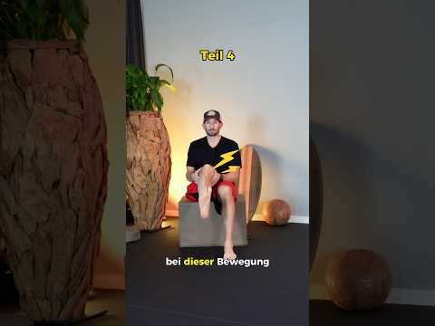 Dein Knie macht Geräusche? Mach diese einfache Übung! #knieschmerzen #sport #mobility #homeworkout