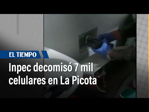 Inpec decomisó 7 mil celulares en La Picota en operativos contra extorsión | El Tiempo