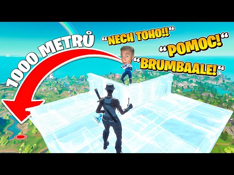 Levituju Bubu 1000 metrů vysoko ve Fortnite...