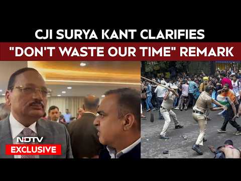 NDTV Exclusive: Chief Justice Surya Kant Clarifies "Don't Waste Our Time" Remark
