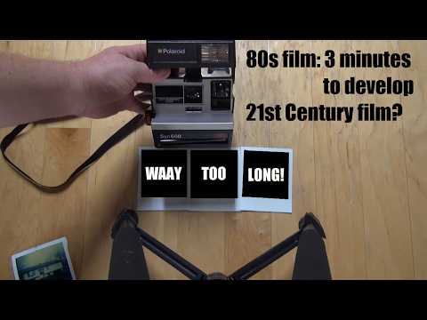 Trying 21st Century Polaroid 600 Film on Old Sun 600 Camera. Any good? (ACTION-PACKED ADVENTURE!)
