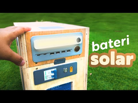 Bateri solar untuk Madrasah | Cara customise DC ouput bateri solar