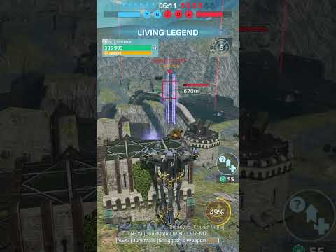 Reds really needed to just hold three #LivingLegend #warrobots War Robots #gaming #wr #shoggoth