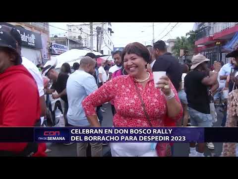 Residentes del Don Bosco despiden el 2023 con su tradicional Rally del Borracho