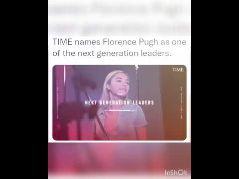TIME names Florence Pugh as one of the next generation leaders.
