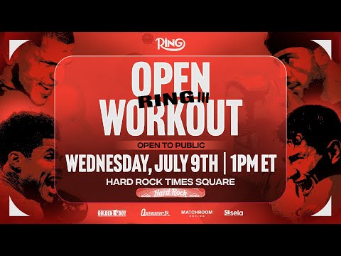 Berlanga vs Sheeraz | Stevenson vs Zepeda | RING III OPEN WORKOUTS