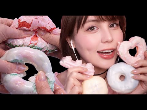 ASMR 自作パキパキスクイーズを耳元でクラッキング＆タッピング