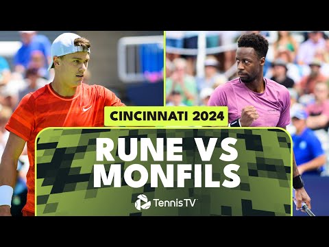 Holger Rune vs Gael Monfils Match Highlights | Cincinnati 2024