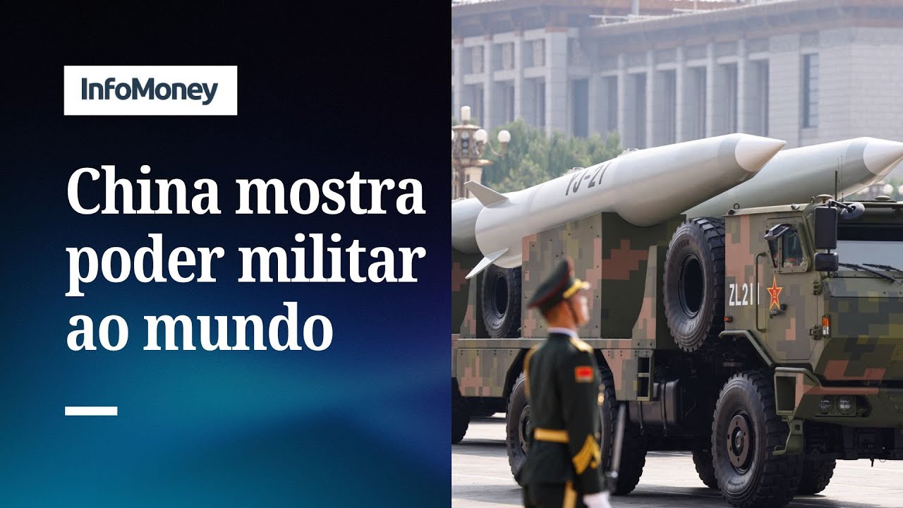 China realiza maior desfile militar da sua história e Trump ironiza | InfoMoney News