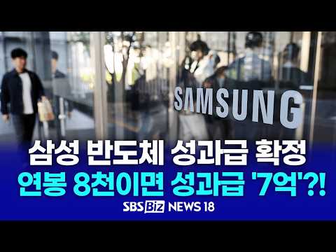 <strong>삼성</strong> <strong>반도체</strong> 직원, 성과급 7억원 이상 챙긴다 [News 18]