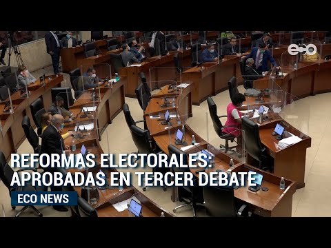 Aprueban en tercer debate reformas electorales con corrección de veto presidencial | #EcoNews