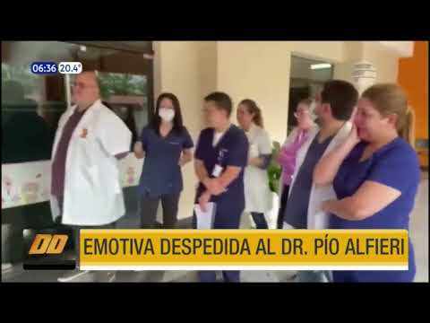 Emotiva despedida al Dr  Pío Alfieri quien se acoge a la jubilación