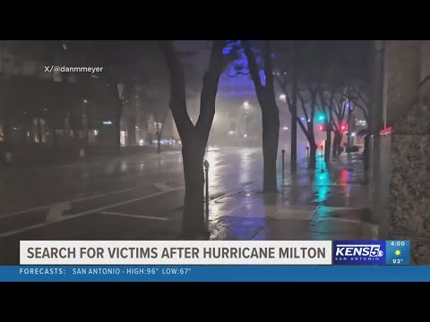 Search and rescue efforts underway in Florida after Milton's landfall as Category 3 hurricane