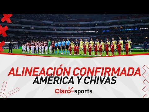 Alineacio?n confirmada de Ame?rica y Chivas para la vuelta de los octavos de la Concachampions 2024