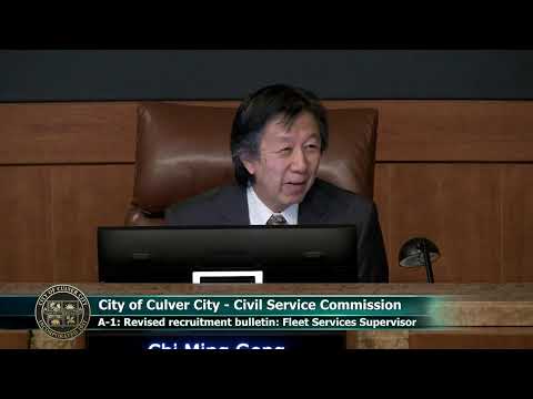 City of Culver City -Civil Service Commission Meeting - 05/06/2026