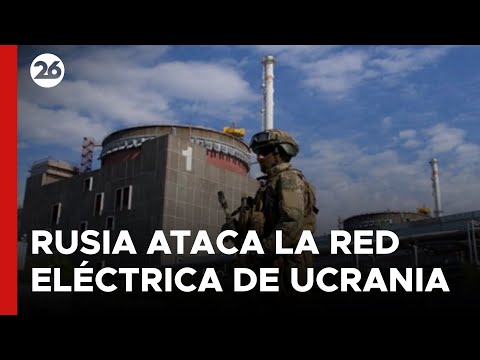 El Ejército ruso atacó la red eléctrica de Ucrania con drones y misiles