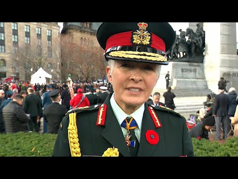 One-on-one with Chief of Defence Staff Gen. Jennie Carignan | Remembrance Day 2024