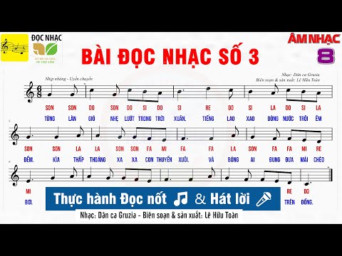 Bài đọc nhạc số 3 - Âm nhạc 8 | Nhạc nền | Kết nối tri thức