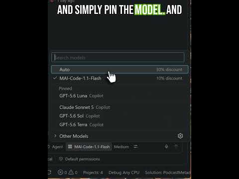 📌 Show, Hide, & Pin Any Model #vscode #developertools