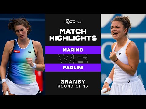 Rebecca Marino vs. Jasmine Paolini | 2022 Granby Round of 16 | WTA Match Highlights