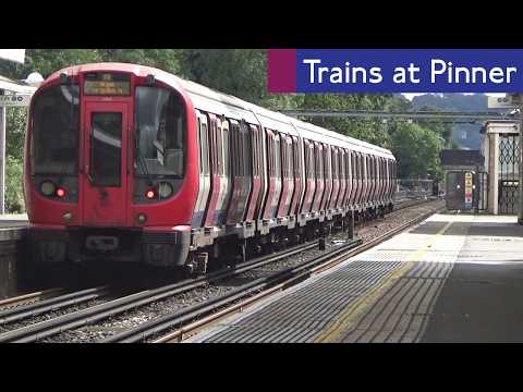 London Underground Metropolitan Line Trains At Pinner