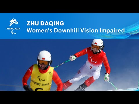 Athletics 🎽 🇨🇳 China's Zhu Daqing Wins Para Alpine Skiing Silver In Her Debut! | Paralympic Games