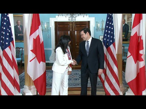 US Secretary of State Marco Rubio meets Canadian Foreign Minister Anita Anand | AFP
