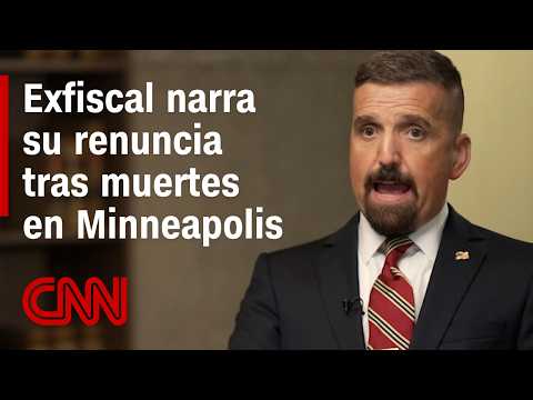"Parecía una ocupación militar": exfiscal narra por qué renunció tras las muertes en Minneapolis