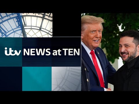 Watch Monday's ITV News at Ten - as Zelenskyy and Trump hail progress in White House peace talks