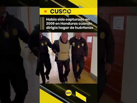 Cusco: PNP detiene a estadounidense buscado por Interpol por presunto delito de abuso de menores