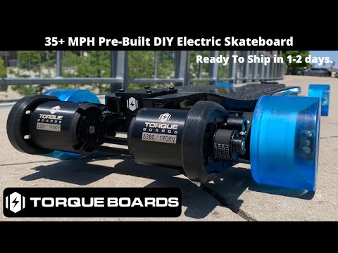 Pre-Built Dual Motor DIY Electric Skateboard - 35+ MPH
