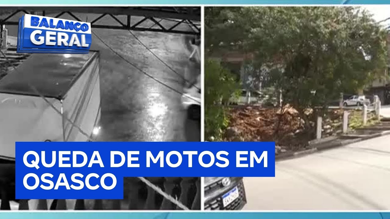 Quedas de motos em cruzamento de Osasco SP preocupam moradores
