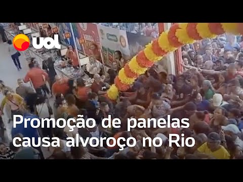 Panela de pressão por R$ 10 causa tumulto e briga generalizada no RJ