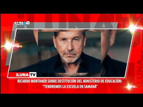 Ricardo Montaner sobre destitución del ministerio de Educación: “tendremos la escuela en Samaná”