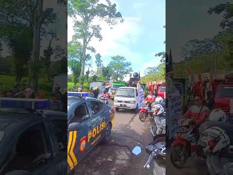 Ratusan Warga Terdampak Tambang Ilegal Melakukan Aksi Demo #shortvideo#subang