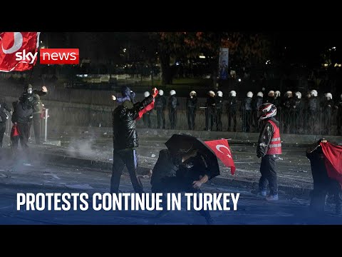 Mass protests in Turkey over arrest of Istanbul mayor
