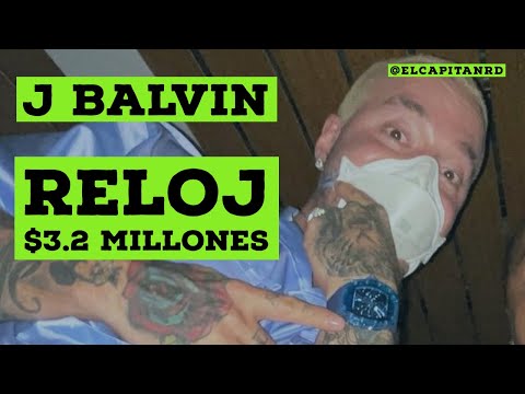 J Balvin y su reloj de 3 millones de dólares Richard Mille