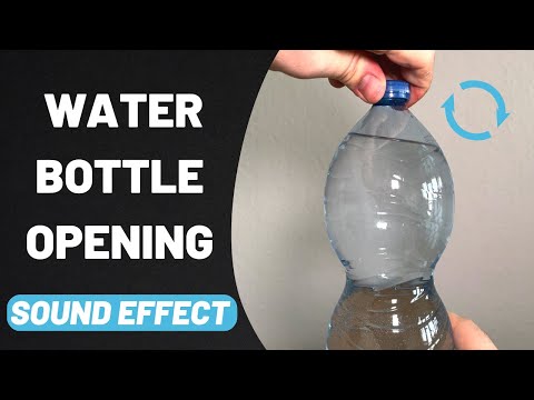 Water Bottle Opening Sound Effect Sound Effect Stereo High Quality 96kHz
