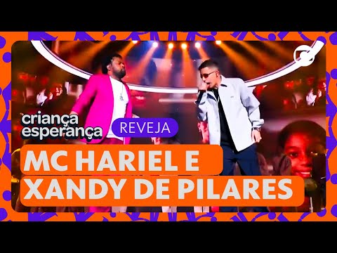 MC Hariel e Xande de Pilares animam o palco do Criança Esperança cantando 'Gente'! | TV Globo