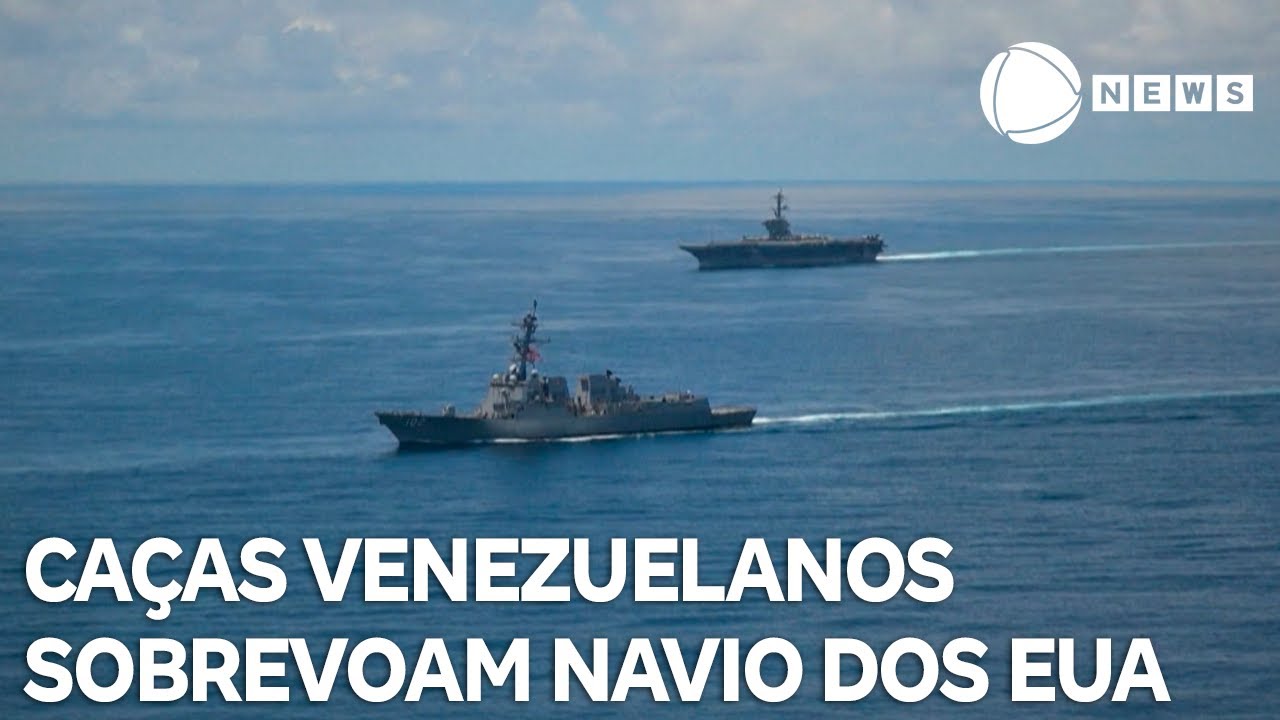 EUA confirmam que caças da Venezuela sobrevoaram navio americano no Caribe