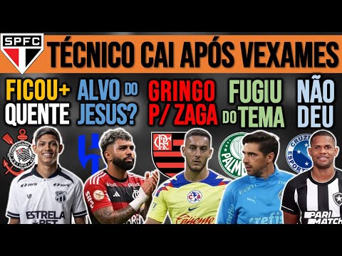 PULGA + PERTO DO TIMÃO! JJ PEDIU GABIGOL? ABEL RESPONDE! CRISE NO SP! JÚNIOR SANTOS, PEDRINHO, FLA+