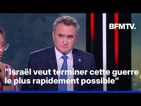 Guerre en Iran: entretien avec Joshua Zarka, ambassadeur d'Israël en France